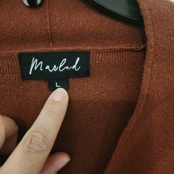 Men's Rust Cardigan by Topman - Picture 2 of 6